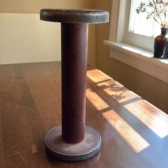Vintage 9” Wooden Spool - Picture 1 of 5